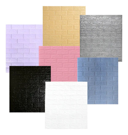 Revistimiento Pared Simil Ladrillo 3d Rollo 0.70x20